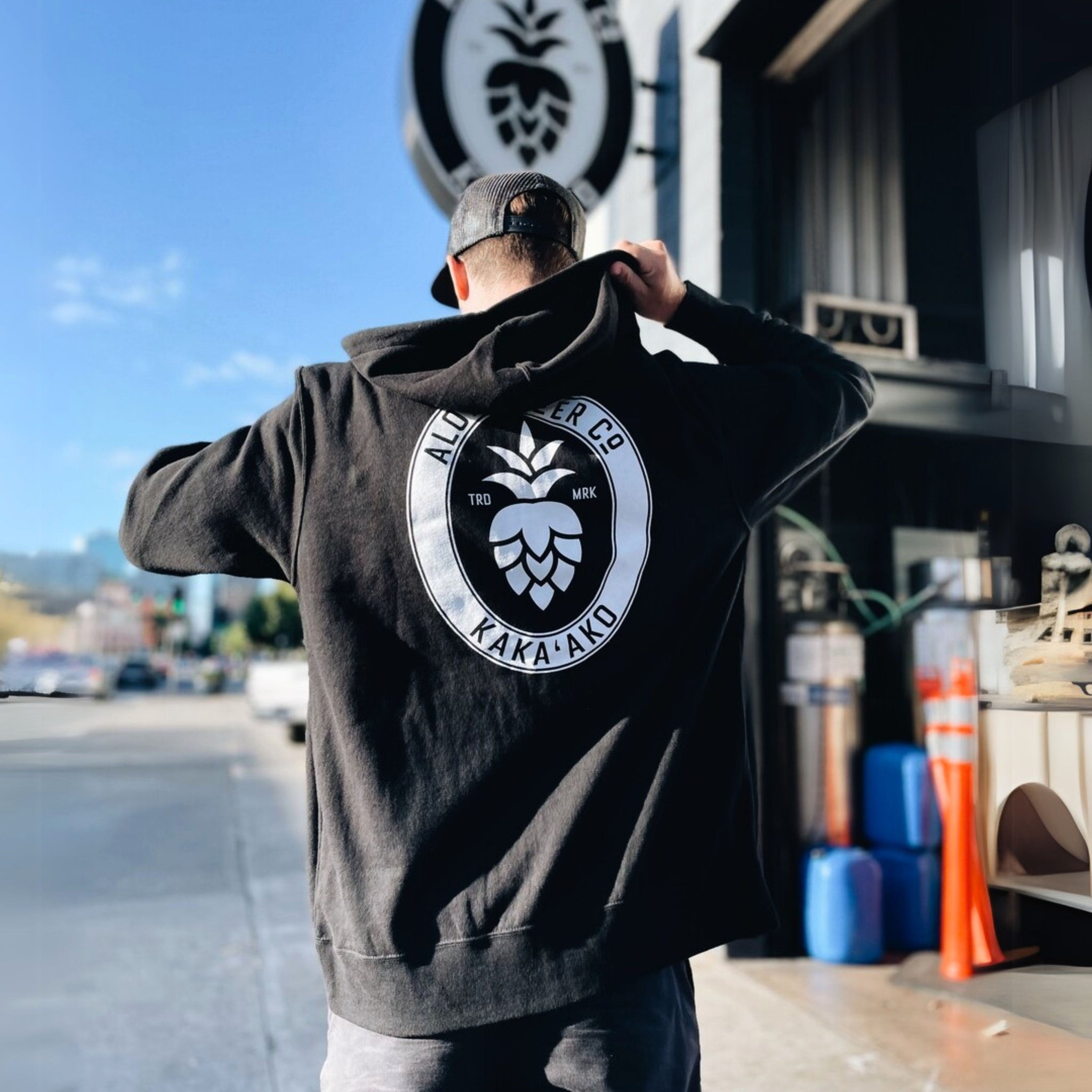 Aloha Beer Zip Hoodie