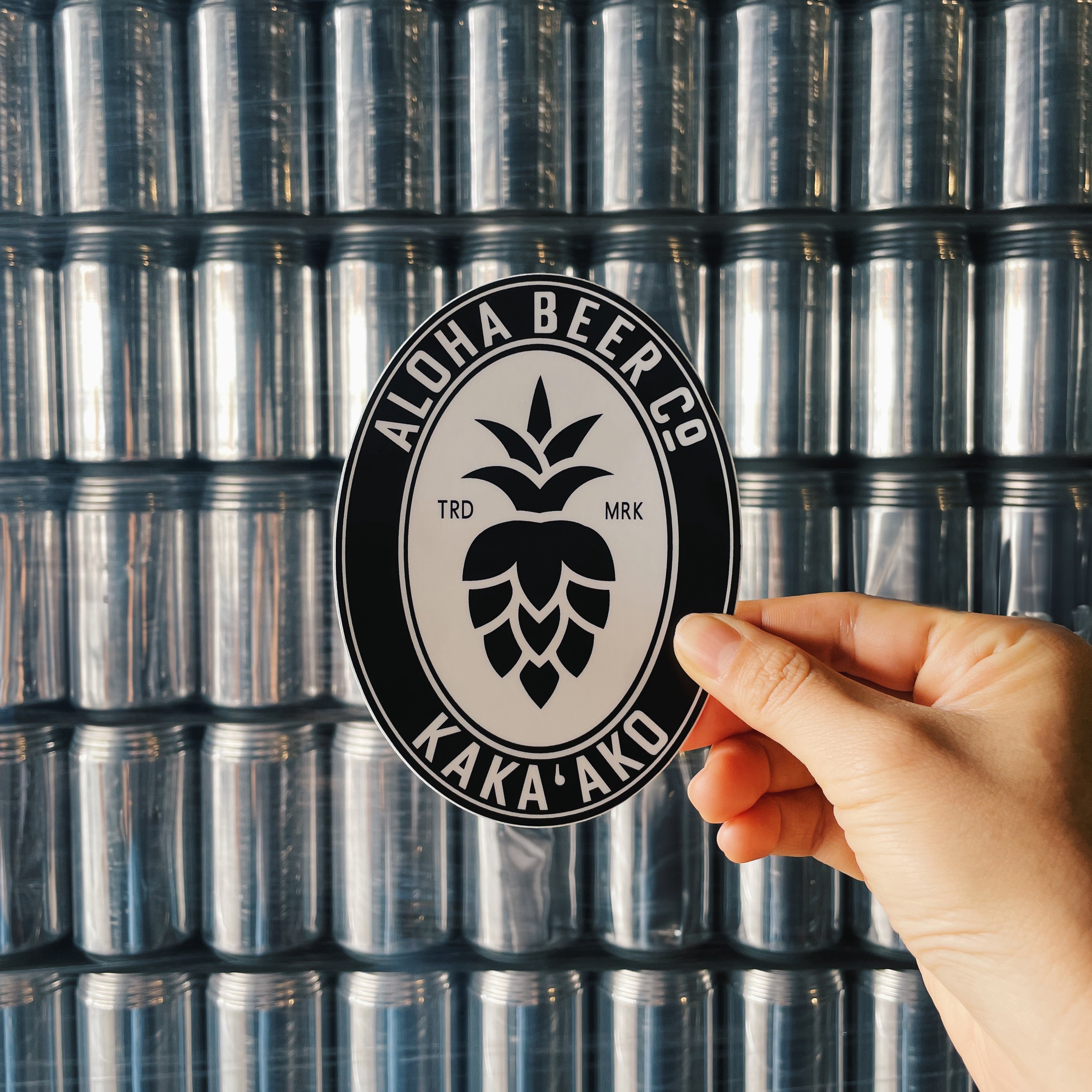 Kaka'ako Sign Sticker – Aloha Beer